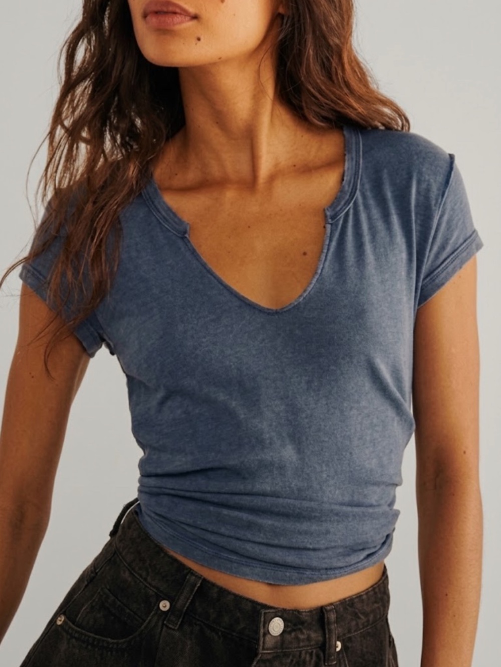 FREE PEOPLE We The Free Always Yours T-Shirt in Shaded Lake, S NWT
